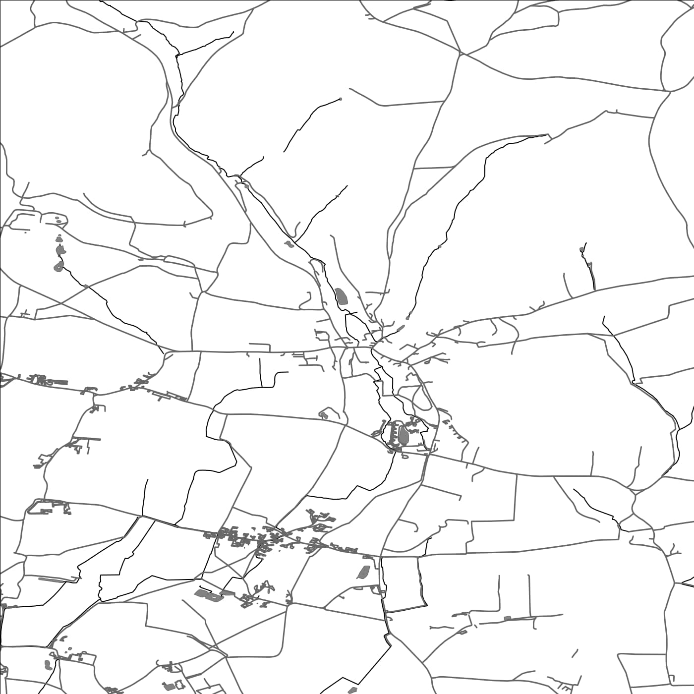 ROAD MAP OF KINGSTON ST MARY, UNITED KINGDOM BY MAPBAKES