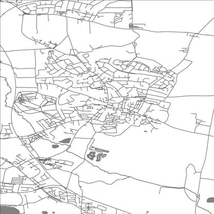 ROAD MAP OF KIPPAX, UNITED KINGDOM BY MAPBAKES