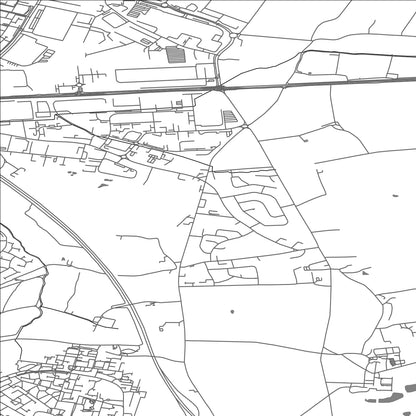 ROAD MAP OF KNOWSLEY, UNITED KINGDOM BY MAPBAKES