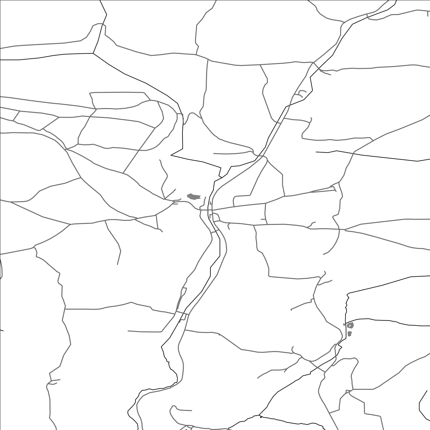 ROAD MAP OF LADOCK, UNITED KINGDOM BY MAPBAKES