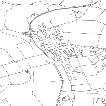 ROAD MAP OF LAKENHEATH, UNITED KINGDOM BY MAPBAKES