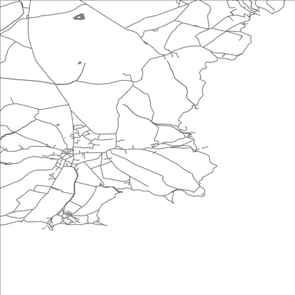 ROAD MAP OF LANDEWEDNACK, UNITED KINGDOM BY MAPBAKES