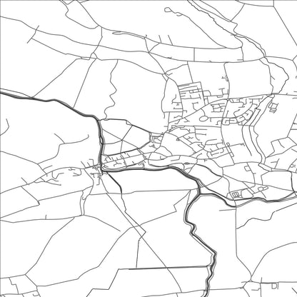 ROAD MAP OF LANGPORT, UNITED KINGDOM BY MAPBAKES