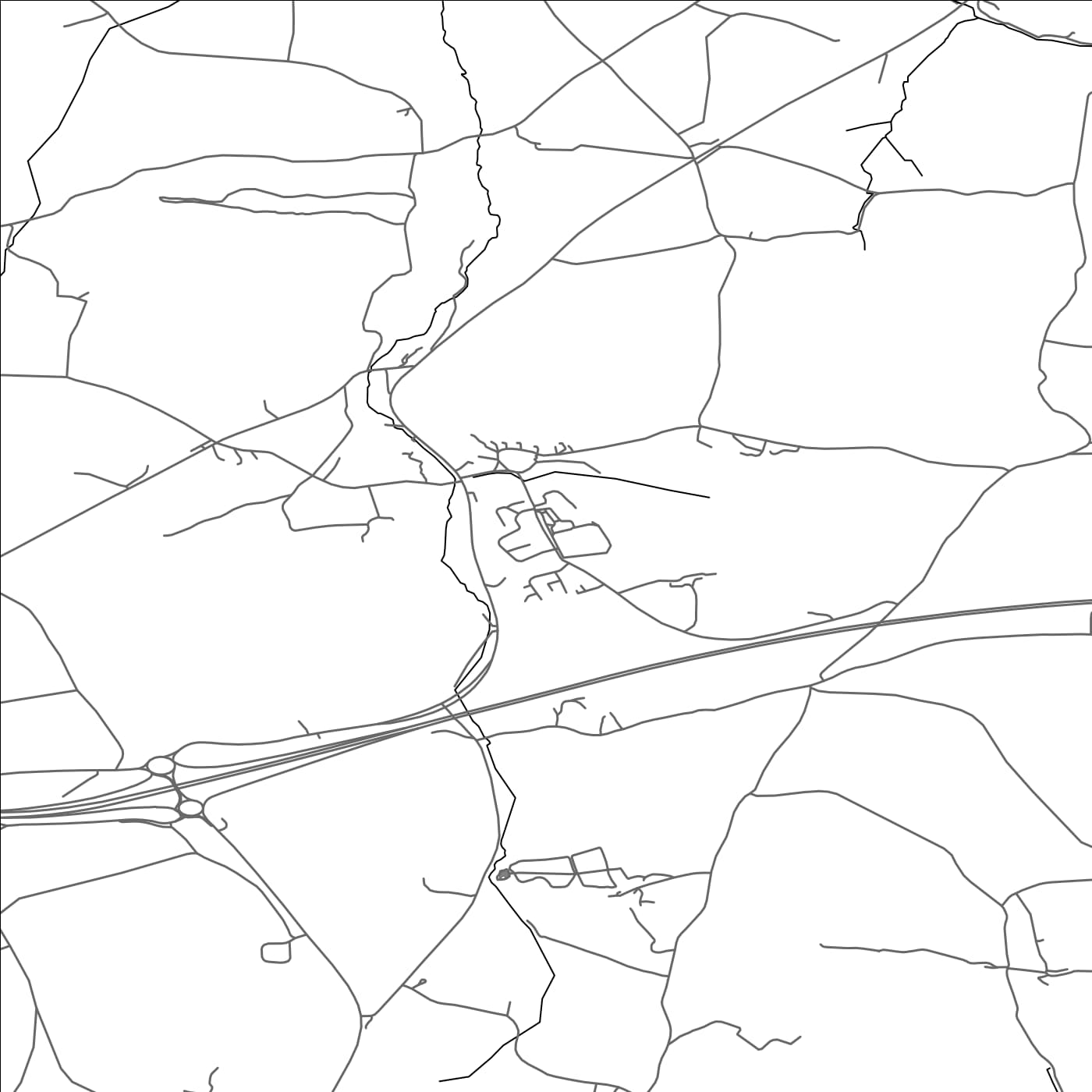 ROAD MAP OF LANIVET, UNITED KINGDOM BY MAPBAKES