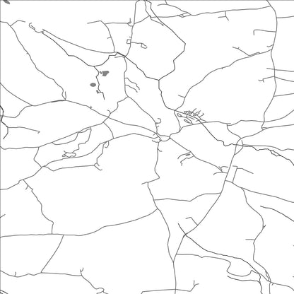 ROAD MAP OF LANLIVERY, UNITED KINGDOM BY MAPBAKES