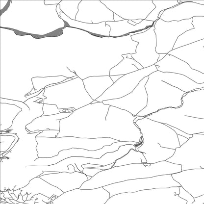 ROAD MAP OF LANTEGLOS, UNITED KINGDOM BY MAPBAKES