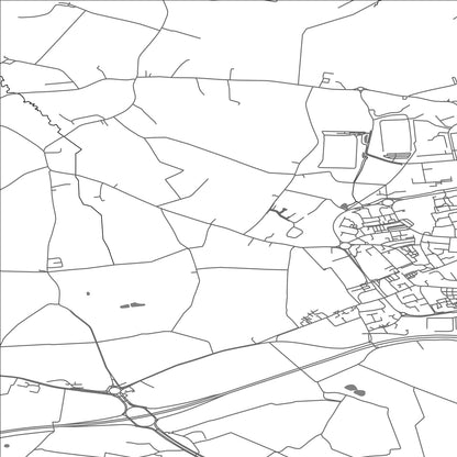 ROAD MAP OF LATHOM, UNITED KINGDOM BY MAPBAKES