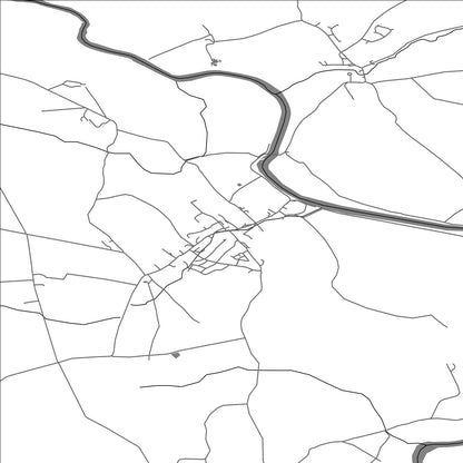 ROAD MAP OF LAZONBY, UNITED KINGDOM BY MAPBAKES