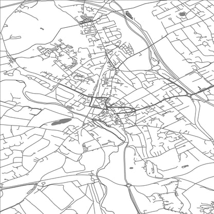 ROAD MAP OF LEATHERHEAD, UNITED KINGDOM BY MAPBAKES