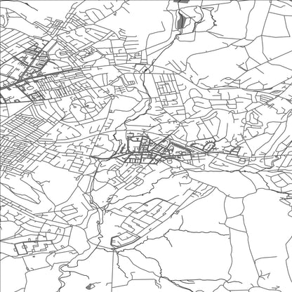 ROAD MAP OF LEES, UNITED KINGDOM BY MAPBAKES