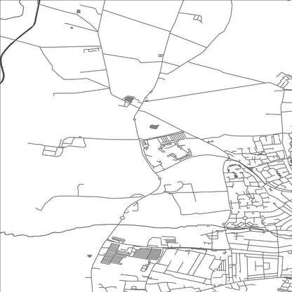 ROAD MAP OF LEIGHTON, UNITED KINGDOM BY MAPBAKES