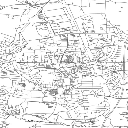 ROAD MAP OF LEYLAND, UNITED KINGDOM BY MAPBAKES