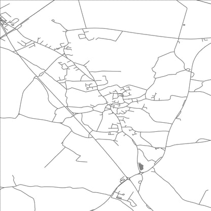 ROAD MAP OF LINCOLN, UNITED KINGDOM BY MAPBAKES