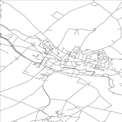 ROAD MAP OF LINTON, UNITED KINGDOM BY MAPBAKES