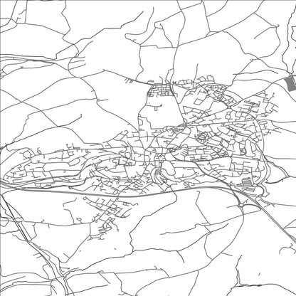 ROAD MAP OF LISKEARD, UNITED KINGDOM BY MAPBAKES