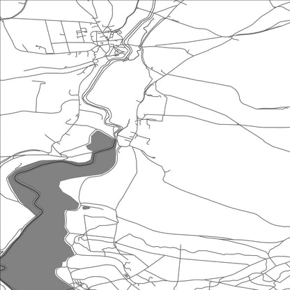 ROAD MAP OF LITLINGTON, UNITED KINGDOM BY MAPBAKES