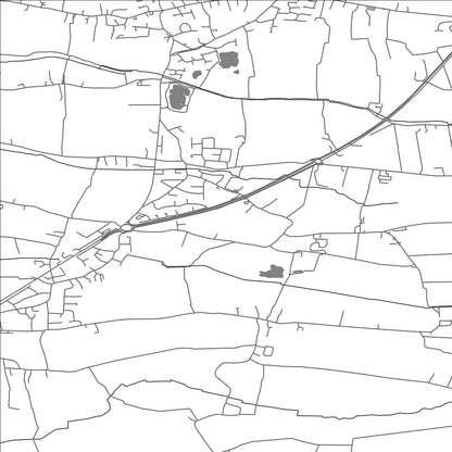 ROAD MAP OF LITTLE HOOLE, UNITED KINGDOM BY MAPBAKES