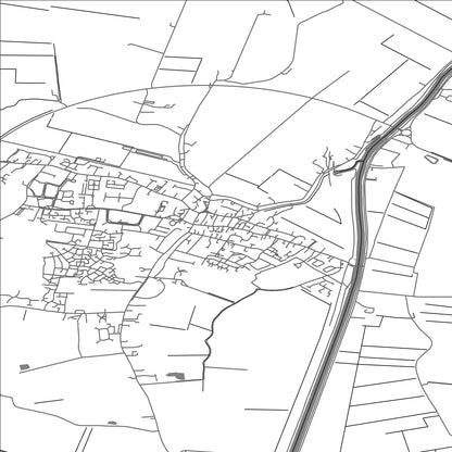 ROAD MAP OF LITTLEPORT, UNITED KINGDOM BY MAPBAKES