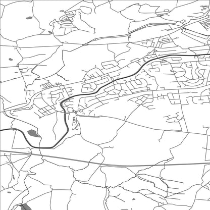 ROAD MAP OF LIVESEY, UNITED KINGDOM BY MAPBAKES