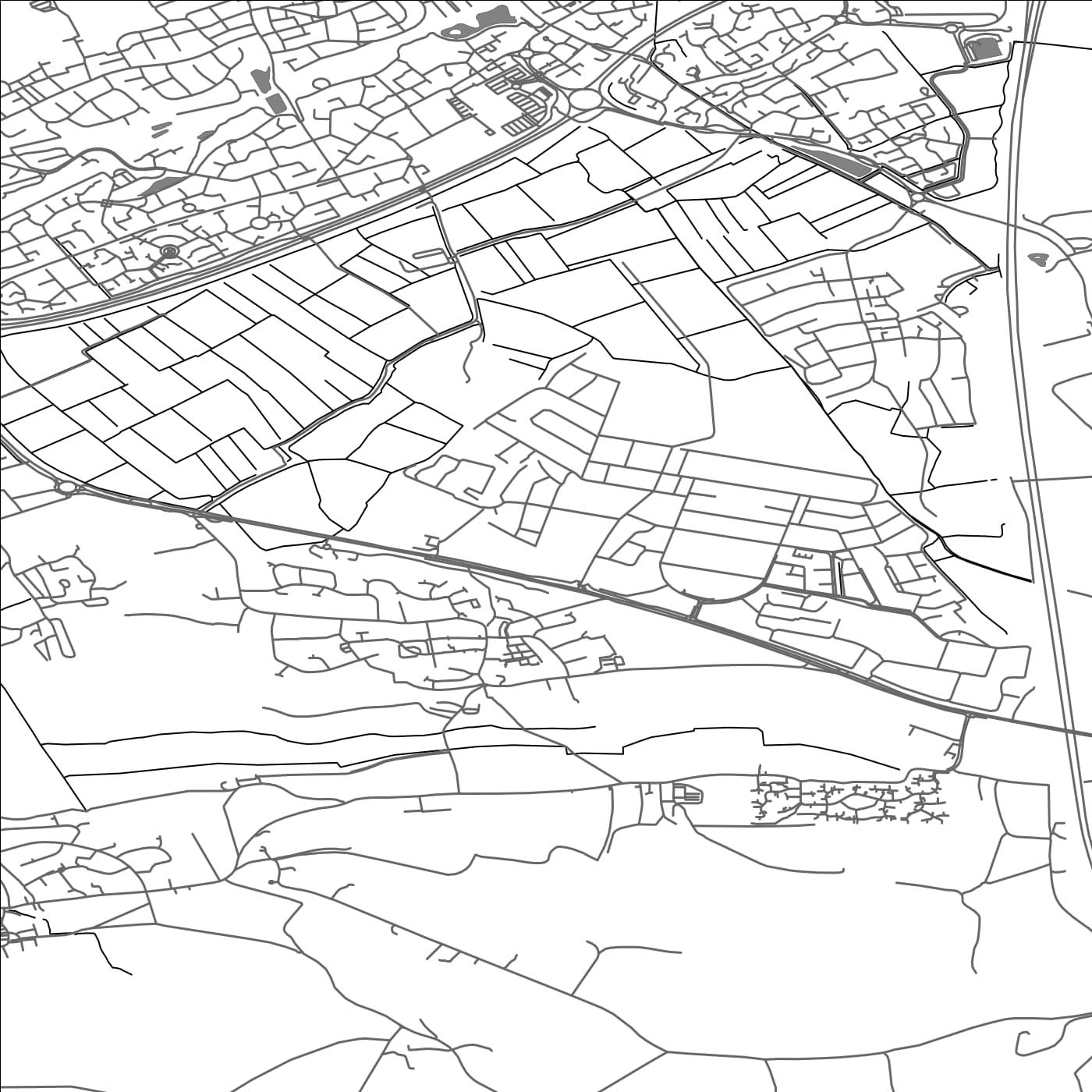 ROAD MAP OF LOCKING, UNITED KINGDOM BY MAPBAKES