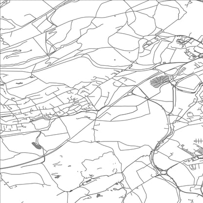 ROAD MAP OF LONG ASHTON, UNITED KINGDOM BY MAPBAKES