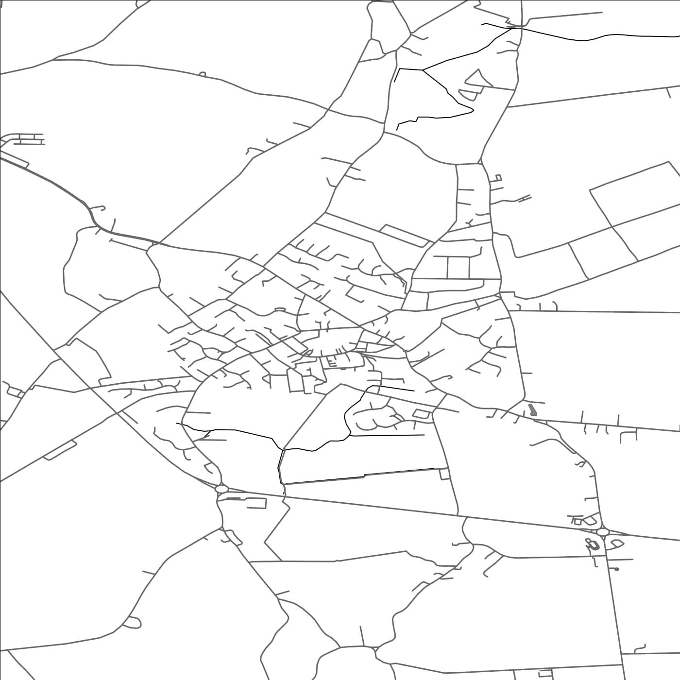 ROAD MAP OF LONG SUTTON, UNITED KINGDOM BY MAPBAKES