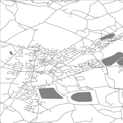 ROAD MAP OF LONGRIDGE, UNITED KINGDOM BY MAPBAKES