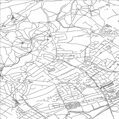 ROAD MAP OF LOUGHTON, UNITED KINGDOM BY MAPBAKES