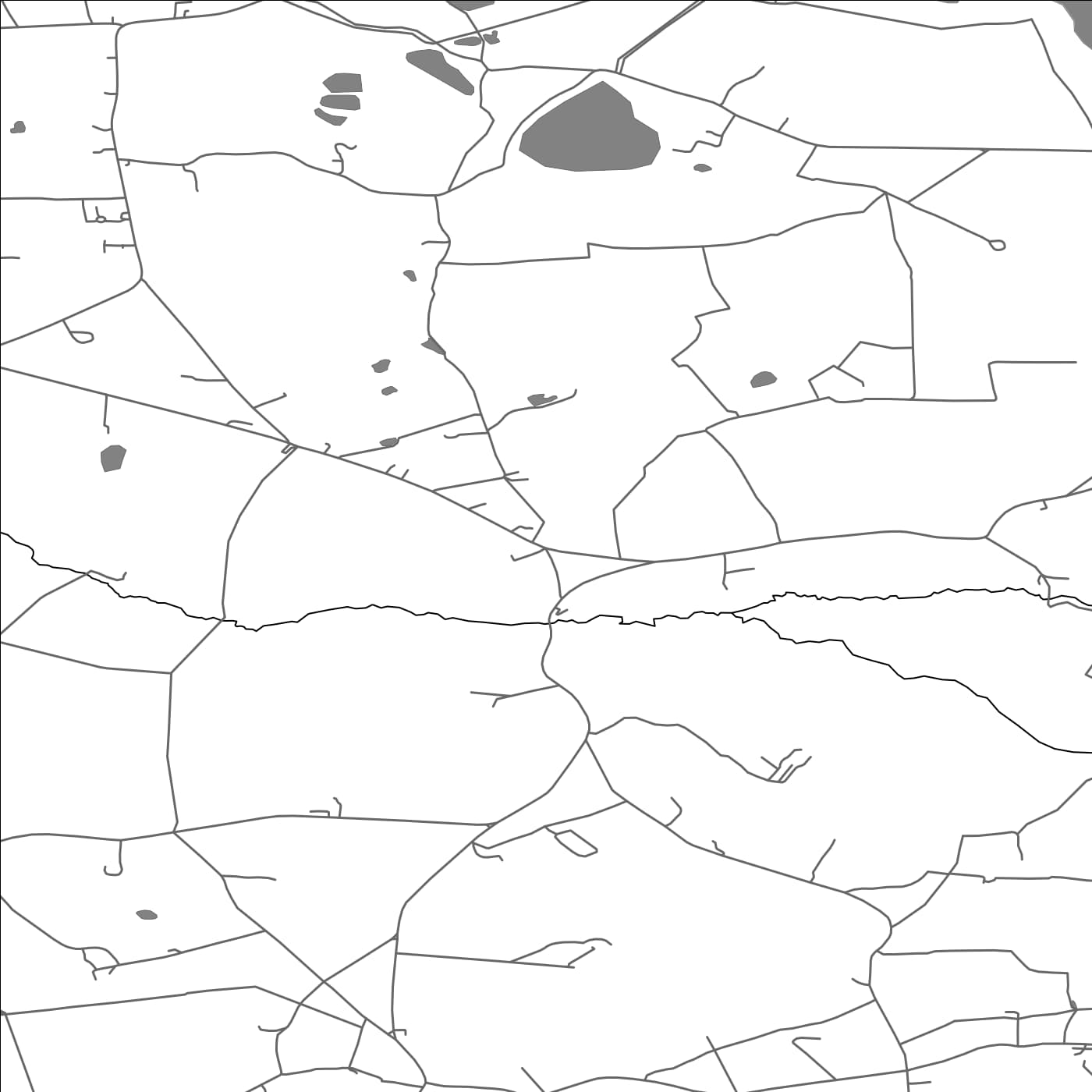 ROAD MAP OF LOWER WITHINGTON, UNITED KINGDOM BY MAPBAKES