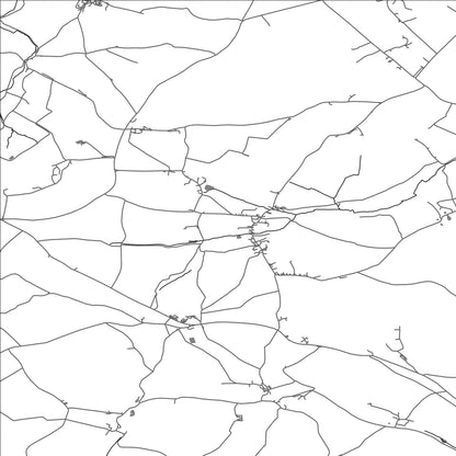 ROAD MAP OF LYDEARD ST LAWRENCE, UNITED KINGDOM BY MAPBAKES