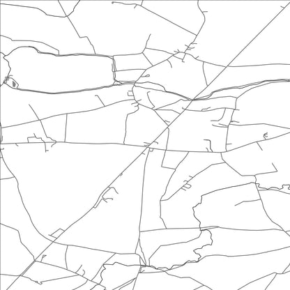 ROAD MAP OF LYDFORD-ON-FOSSE, UNITED KINGDOM BY MAPBAKES