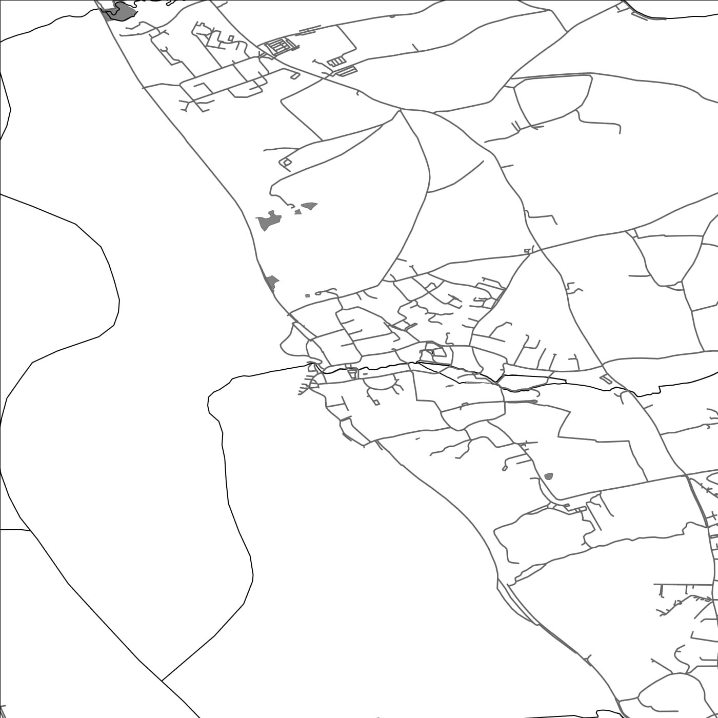 ROAD MAP OF LYMPSTONE, UNITED KINGDOM BY MAPBAKES