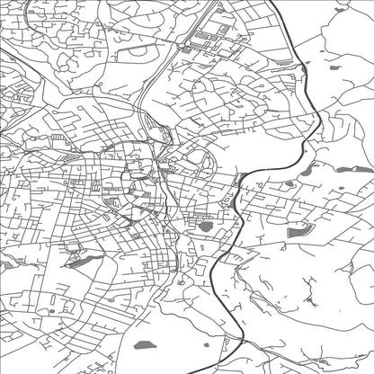 ROAD MAP OF MACCLESFIELD, UNITED KINGDOM BY MAPBAKES