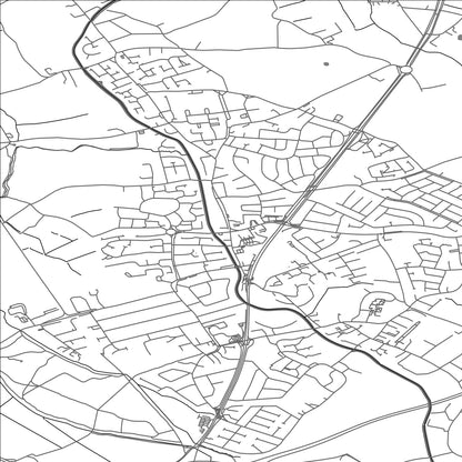 ROAD MAP OF MAGHULL, UNITED KINGDOM BY MAPBAKES