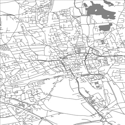 ROAD MAP OF MAIDENHEAD, UNITED KINGDOM BY MAPBAKES