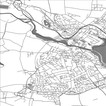 ROAD MAP OF MALDON, UNITED KINGDOM BY MAPBAKES