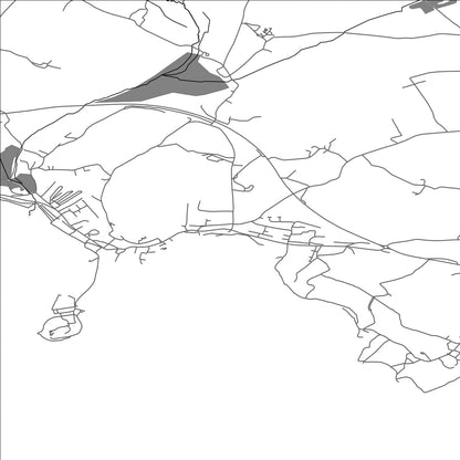 ROAD MAP OF MARAZION, UNITED KINGDOM BY MAPBAKES