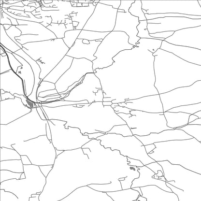 ROAD MAP OF MARHAMCHURCH, UNITED KINGDOM BY MAPBAKES