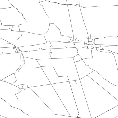 ROAD MAP OF MARK, UNITED KINGDOM BY MAPBAKES