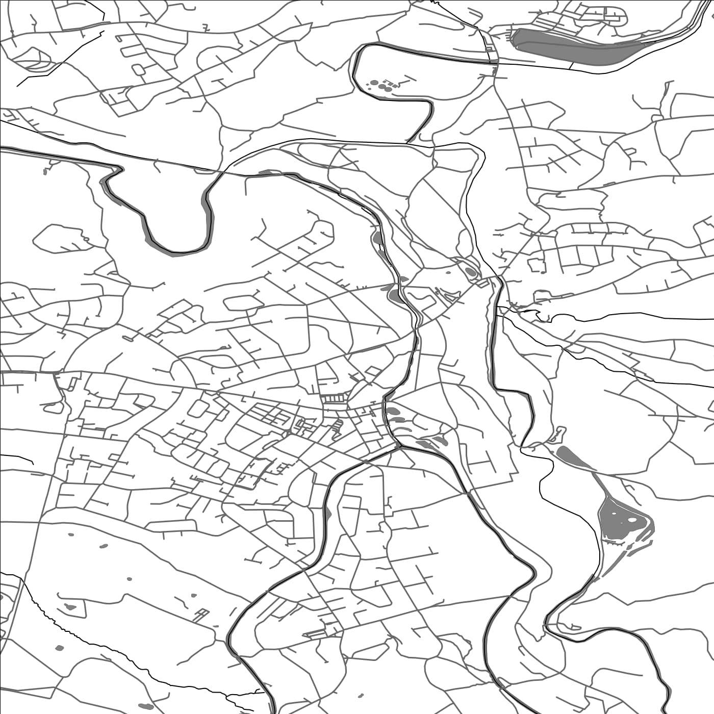 ROAD MAP OF MARPLE, UNITED KINGDOM BY MAPBAKES