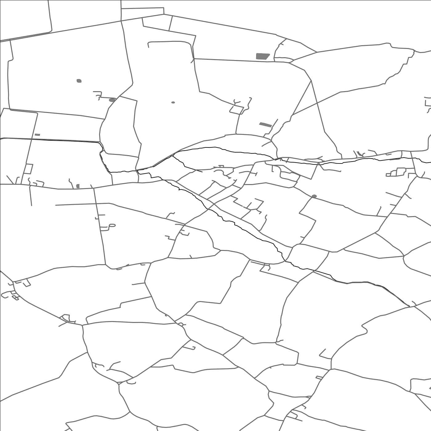 ROAD MAP OF MAWDESLEY, UNITED KINGDOM BY MAPBAKES