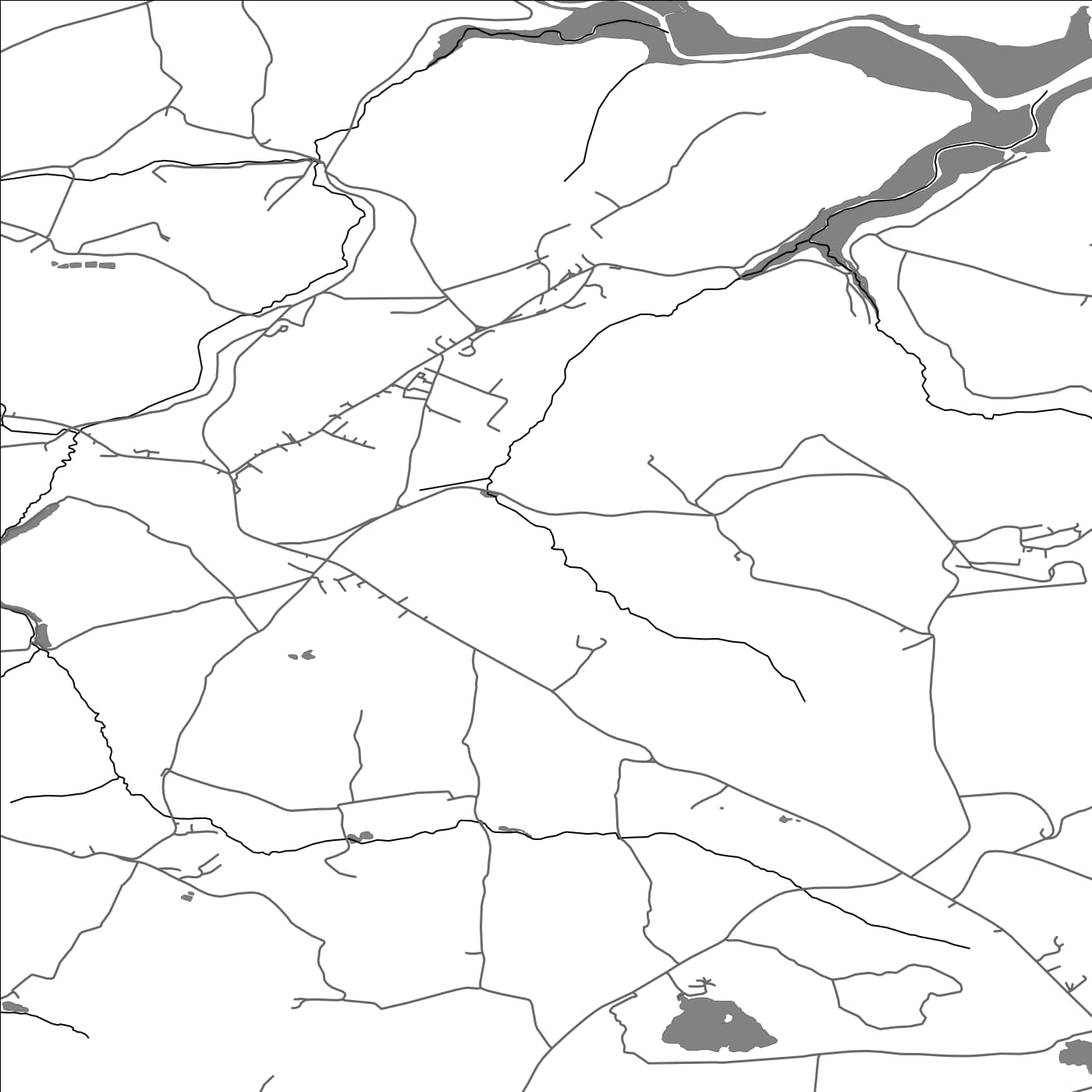 ROAD MAP OF MAWGAN IN MENEAGE, UNITED KINGDOM BY MAPBAKES