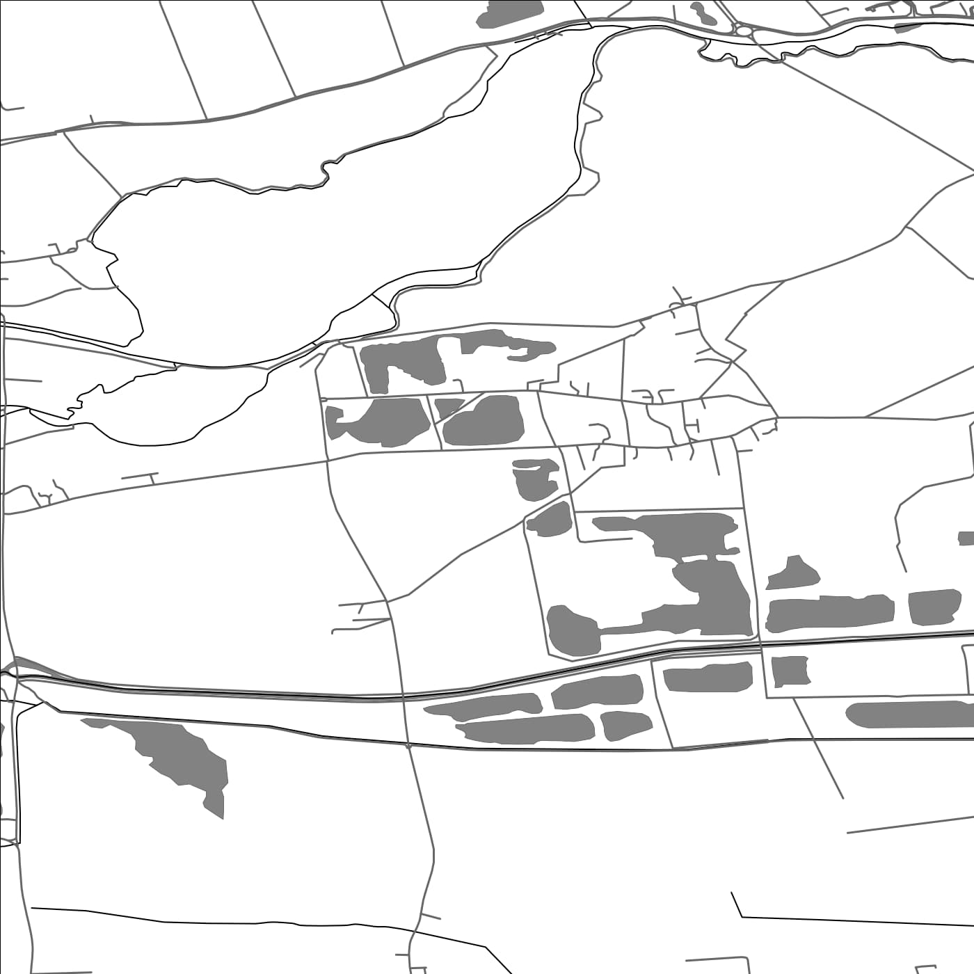 ROAD MAP OF MAXEY, UNITED KINGDOM BY MAPBAKES