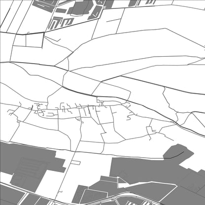 ROAD MAP OF MEARE, UNITED KINGDOM BY MAPBAKES