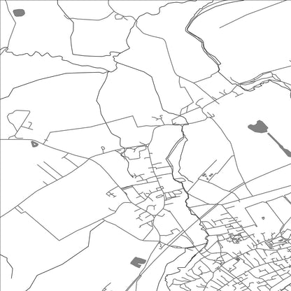 ROAD MAP OF MELDRETH, UNITED KINGDOM BY MAPBAKES