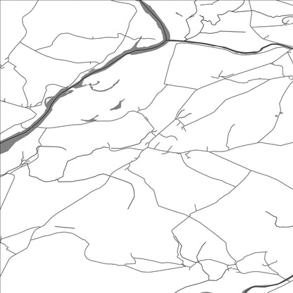 ROAD MAP OF MELLING, UNITED KINGDOM BY MAPBAKES