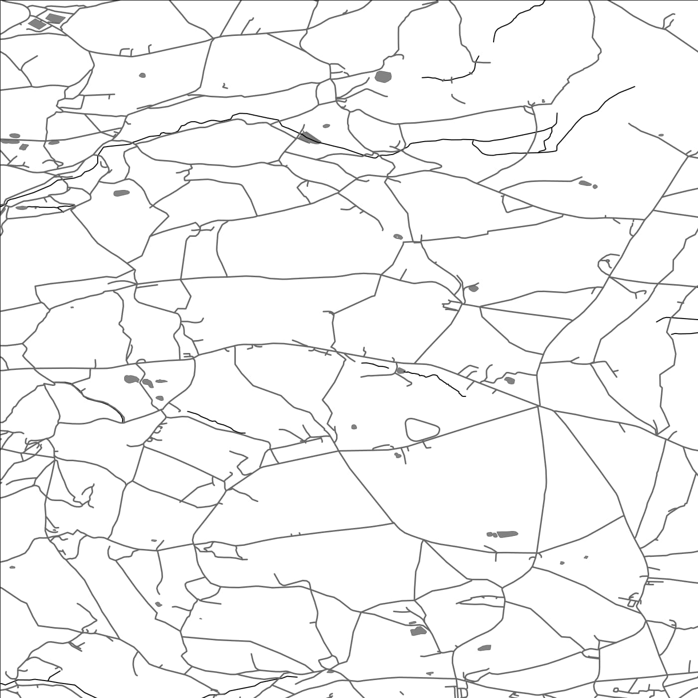 ROAD MAP OF MELLOR, UNITED KINGDOM BY MAPBAKES