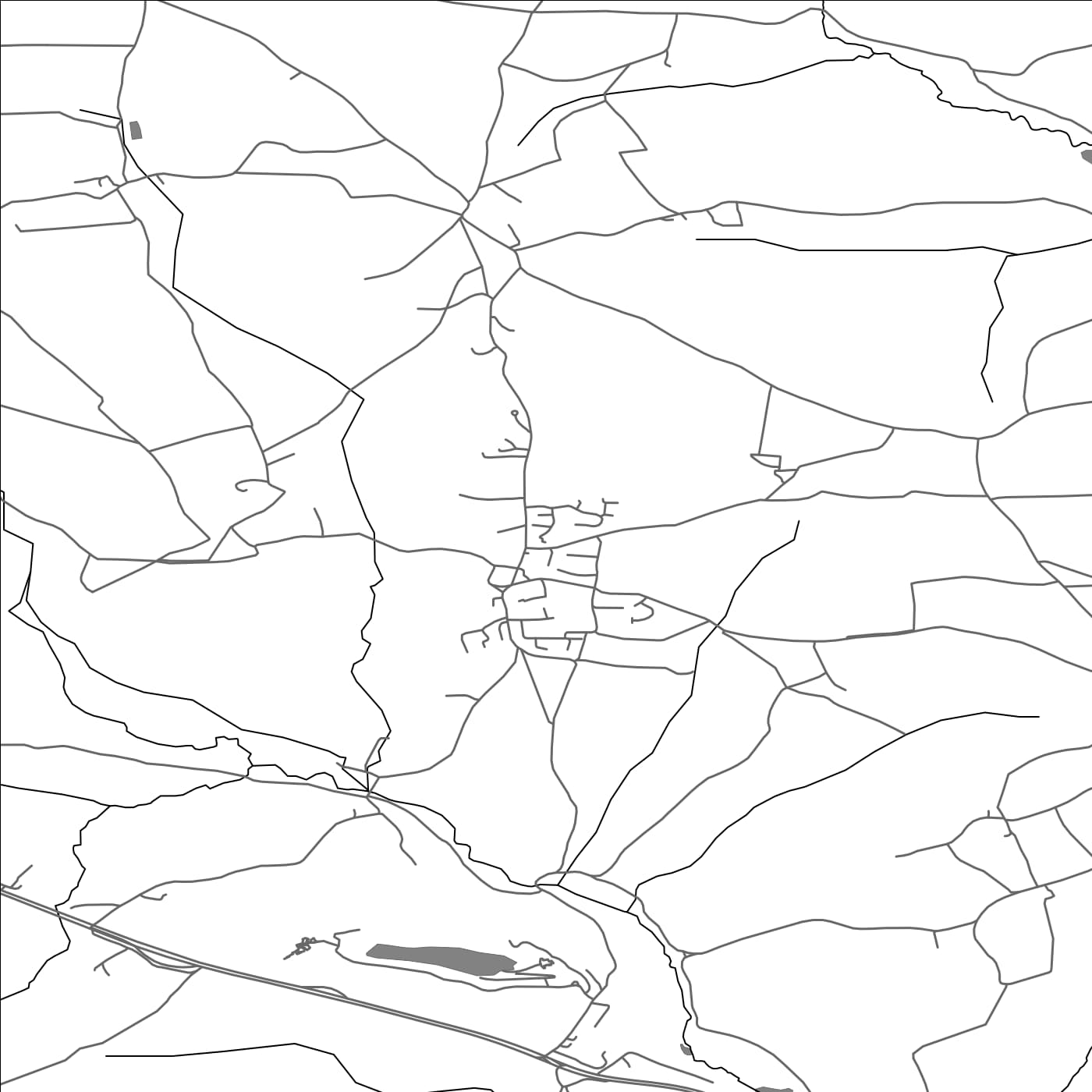 ROAD MAP OF MENHENIOT, UNITED KINGDOM BY MAPBAKES