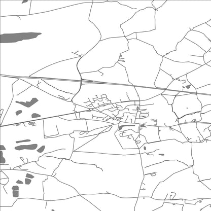 ROAD MAP OF MERIDEN, UNITED KINGDOM BY MAPBAKES