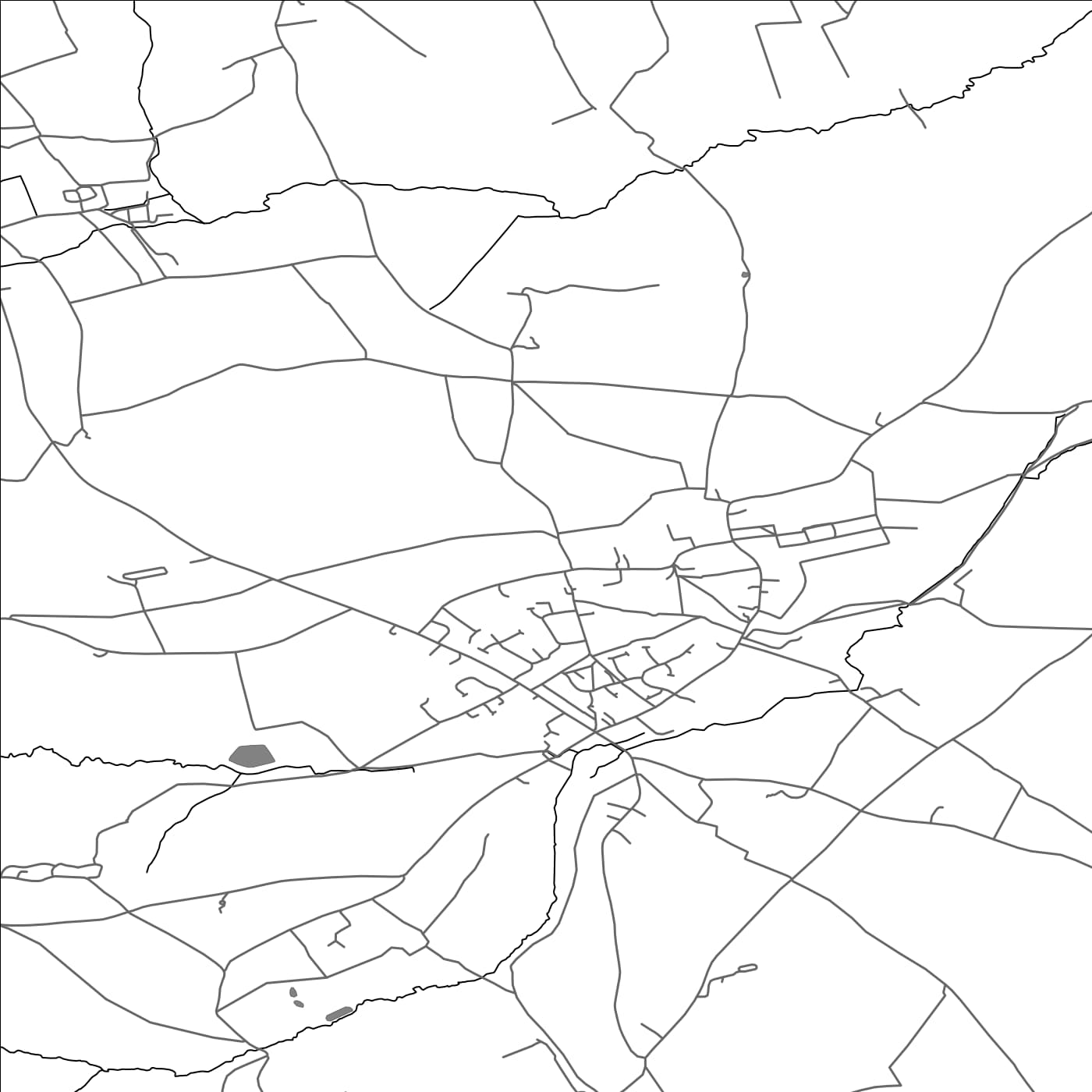 ROAD MAP OF MERRIOTT, UNITED KINGDOM BY MAPBAKES